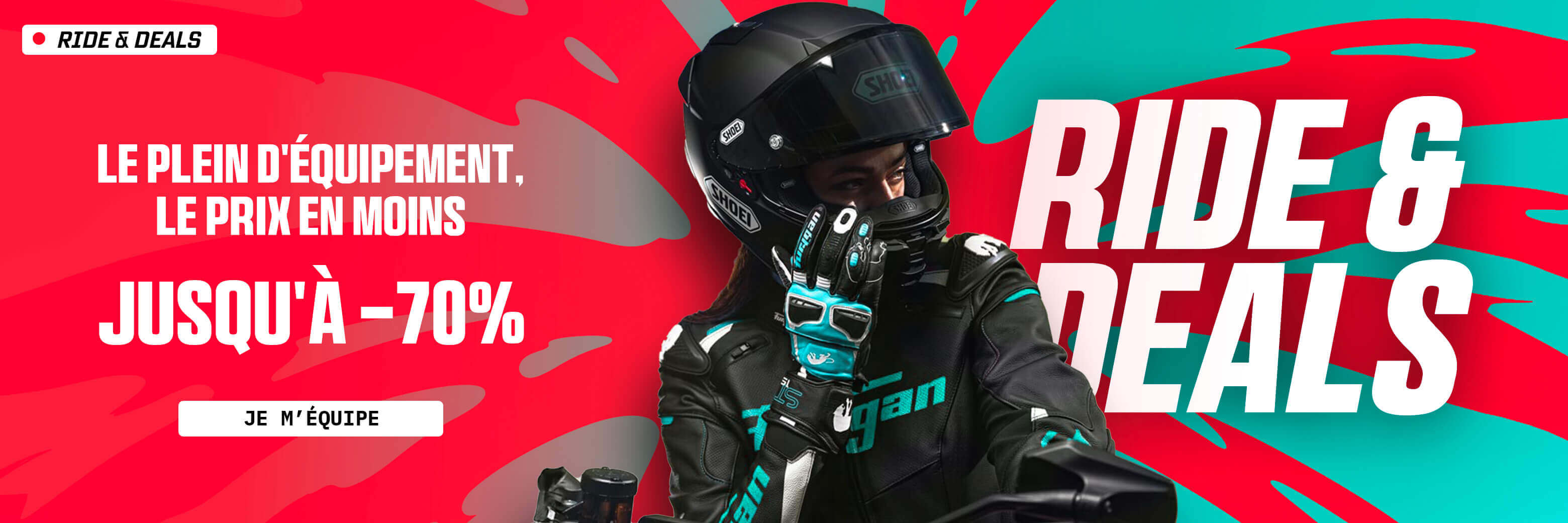 Ride & Deals : le plein d'�quipement, le prix en moins jusqu'� -