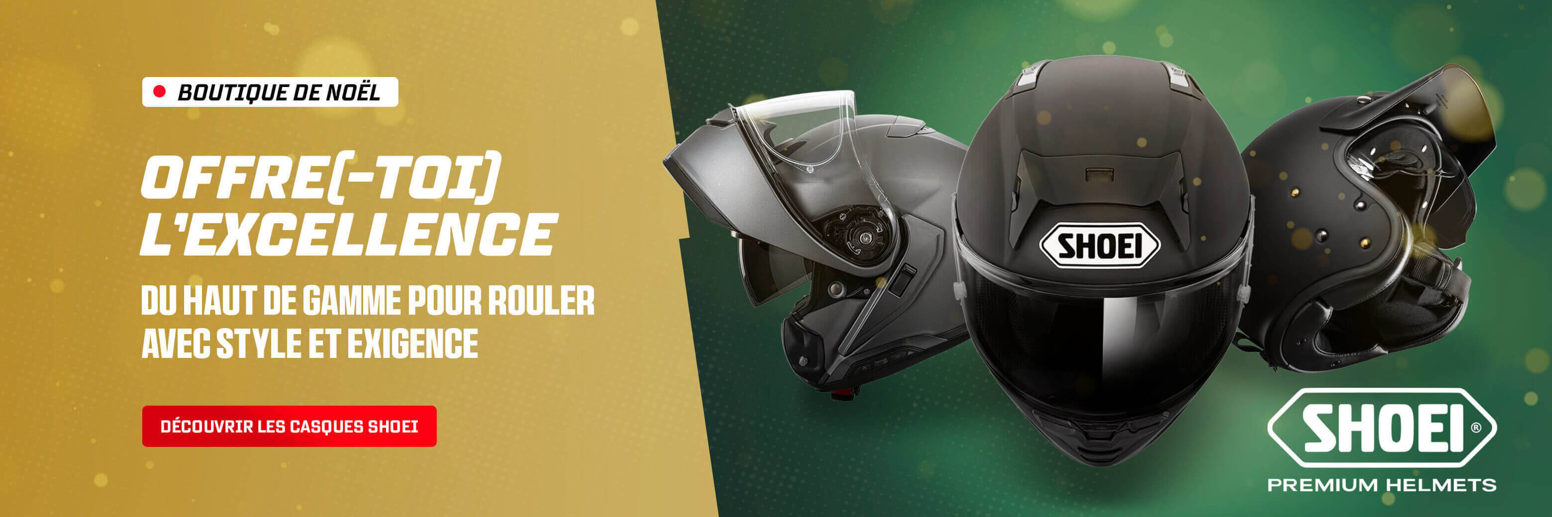 Casques Shoei: offre(-toi) l’excellence