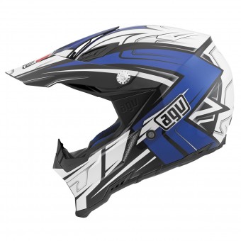 Casque Cross AGV AX-8 Evo Factory Blue