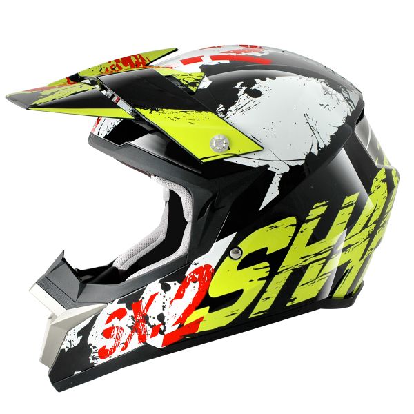 Casque Cross Shark SX2 Freak KGW Casque Cross Shark SX2 Freak KGW