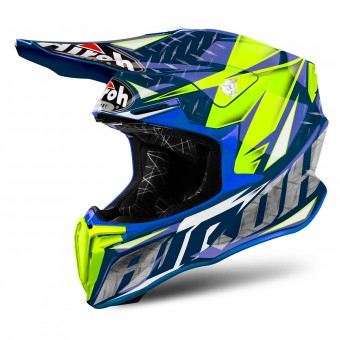 Casques Moto Cross Airoh Twist Aviator Terminator S5 Large