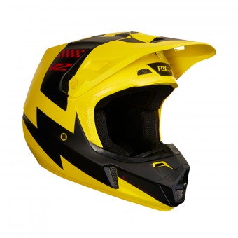 Casque Cross FOX V2 Mastar Yellow Casque Cross FOX V2 Mastar Yellow