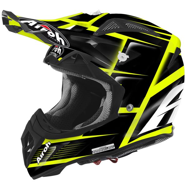 Casques Moto Cross Airoh Twist Aviator Terminator S5 Large