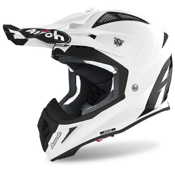 Casque Cross Airoh Aviator Ace White