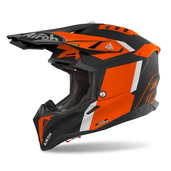 Casque Cross Airoh Aviator 3 Glory Orange Matt