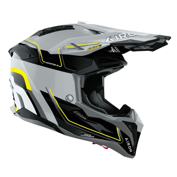 Airoh Aviator 3 Leader Yellow Gloss