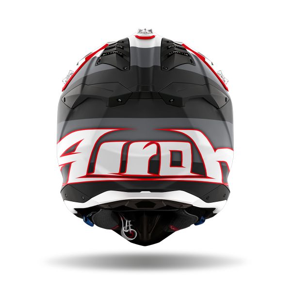 Airoh Aviator 3 Monarch Grey Red Matt