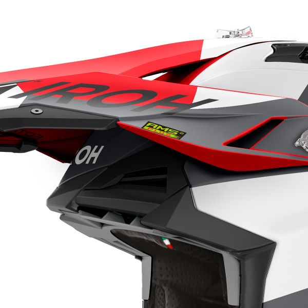 Airoh Aviator 3 Monarch Grey Red Matt