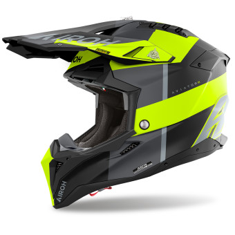 Casque Cross Airoh Aviator 3 Monarch Yellow Matt