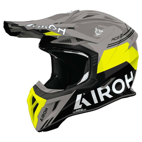 Casque Cross Airoh Aviator Ace 2 Fury Yellow Gloss