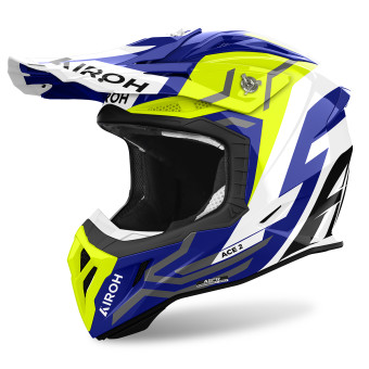 Casque Cross Airoh Aviator Ace 2 Ground Yellow
