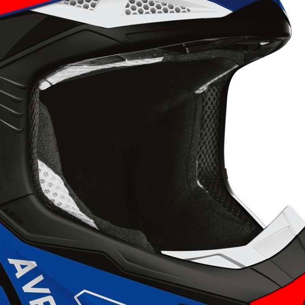 Airoh Aviator Ace 2 Shield Blue Red Gloss