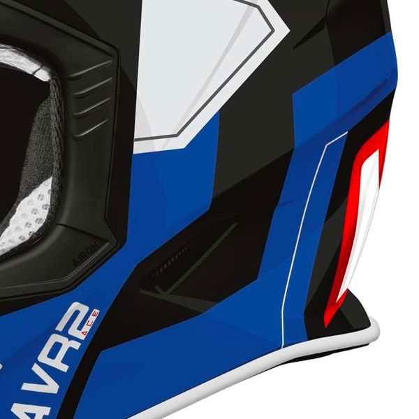 Airoh Aviator Ace 2 Shield Blue Red Gloss