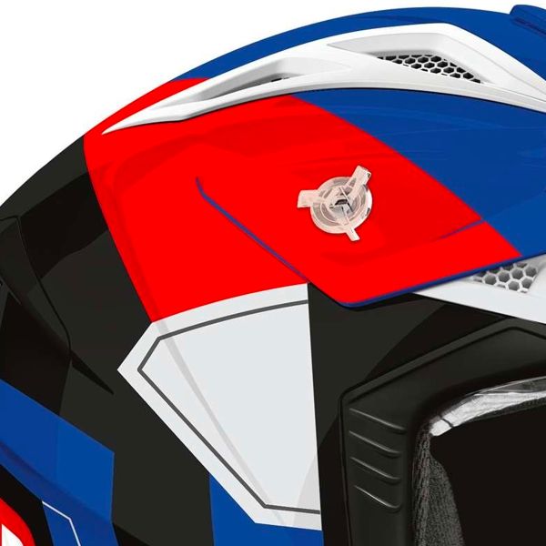 Airoh Aviator Ace 2 Shield Blue Red Gloss