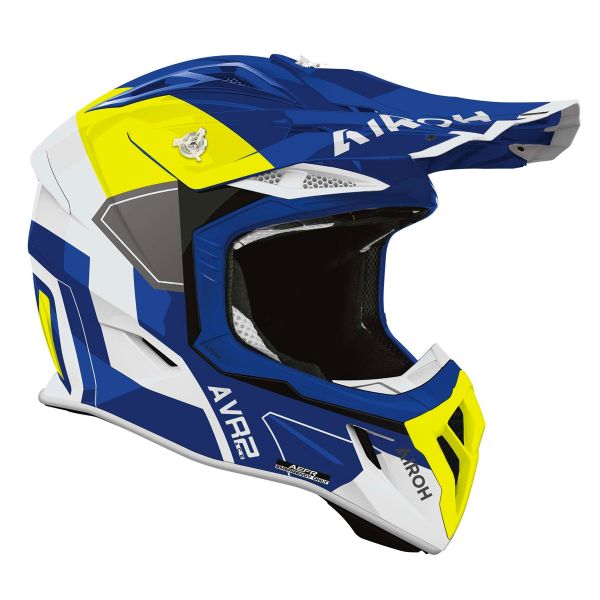 Airoh Aviator Ace 2 Shield Blue Yellow