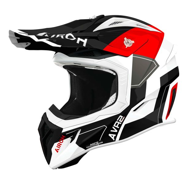 Casque Cross Airoh Aviator Ace 2 Shield Red Gloss