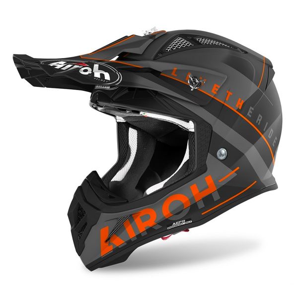 Casque Cross Airoh Aviator Ace Amaze Orange Matt