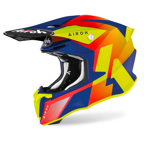 Casque Cross Airoh Twist 2.0 Lift Azure Matt