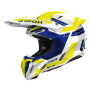 Casque Cross Airoh Twist 3 Dynasty Blue Yellow Gloss