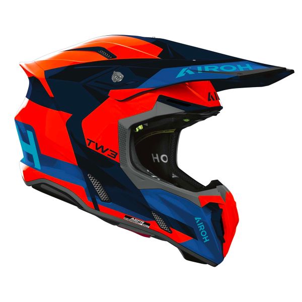 Airoh Twist 3 Fancy Orange Blue Gloss