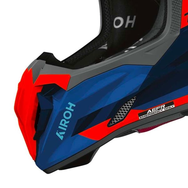 Airoh Twist 3 Fancy Orange Blue Gloss