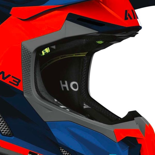 Airoh Twist 3 Fancy Orange Blue Gloss