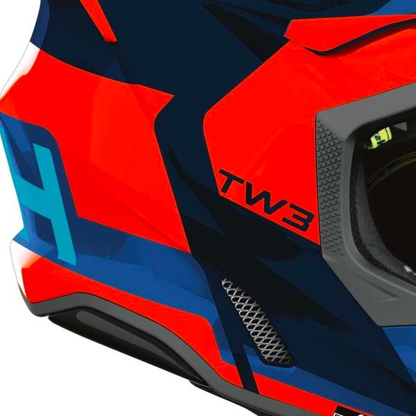 Airoh Twist 3 Fancy Orange Blue Gloss