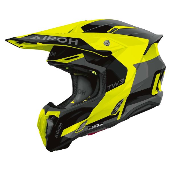 Casque Cross Airoh Twist 3 Fancy Yellow Gloss