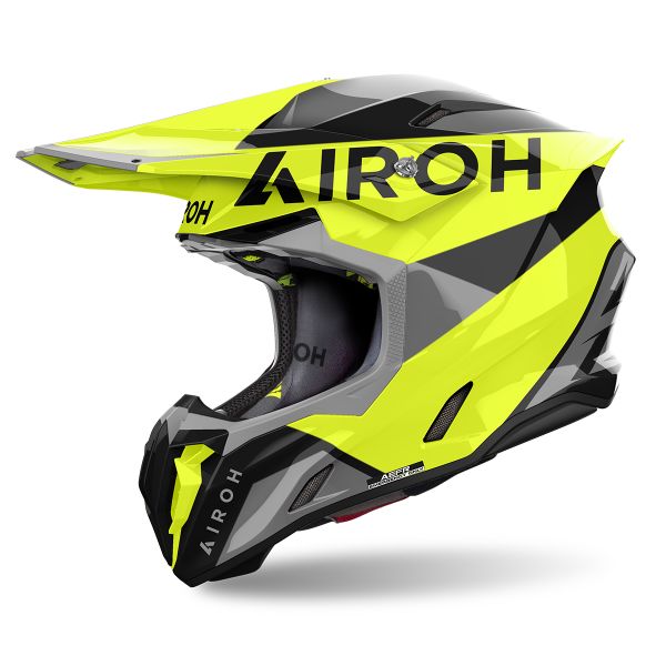 Casque Cross Airoh Twist 3 King Yellow