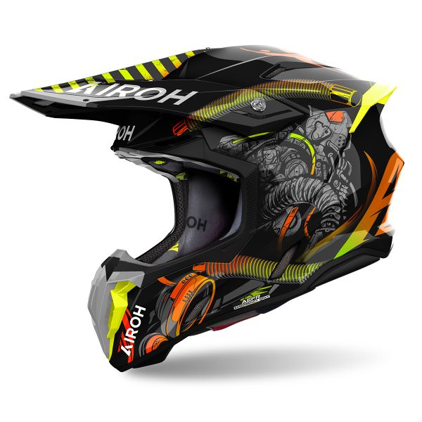 Casque Cross Airoh Twist 3 Toxic