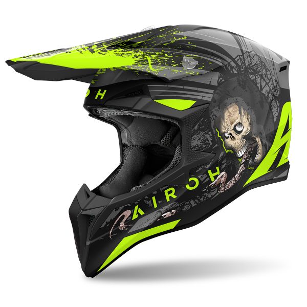 Casque Cross Airoh Wraaap Darkness Matt