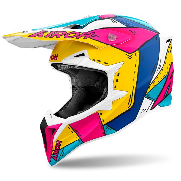 Casque Cross Airoh Wraaap Paint Matt