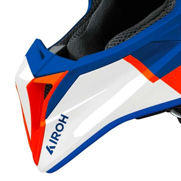 Airoh Wraaap Vision Orange Blue Gloss