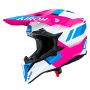 Casque Cross Airoh Wraaap Vision Pink Gloss