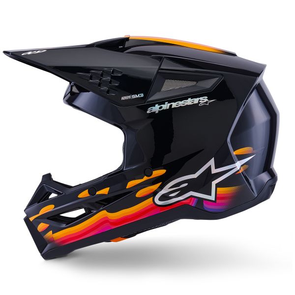 Alpinestars S-M3 Force Black Glossy