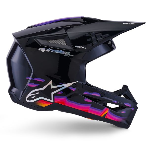 Alpinestars S-M3 Force Black Glossy