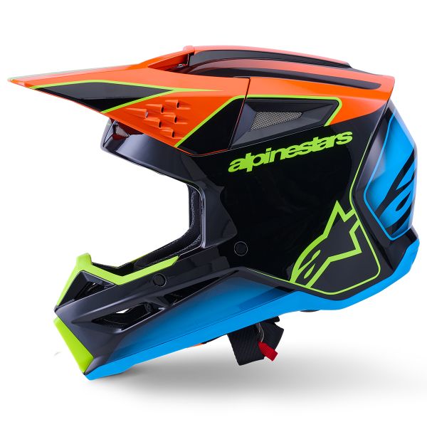 Alpinestars S-M3 Fray Black Orange Yellow FL G