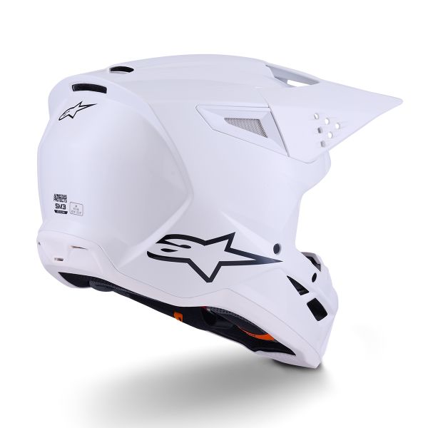 Alpinestars S-M3 Solid White Glossy