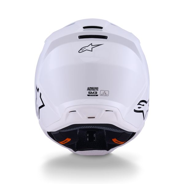 Alpinestars S-M3 Solid White Glossy