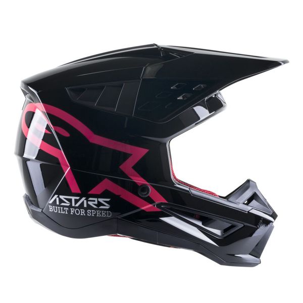 Alpinestars S-M5 Compass Black Diva Pink