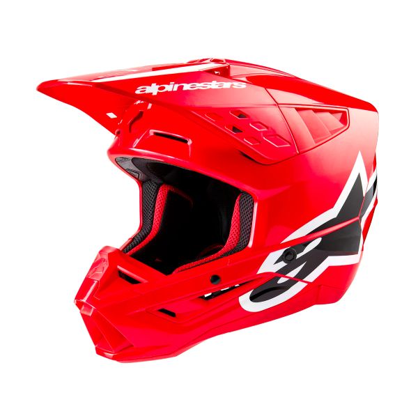 Casque Cross Alpinestars S-M5 Corp Bright Red Casque Cross Alpinestars S-M5 Corp Bright Red