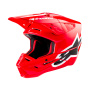 Casque Cross Alpinestars S-M5 Corp Bright Red