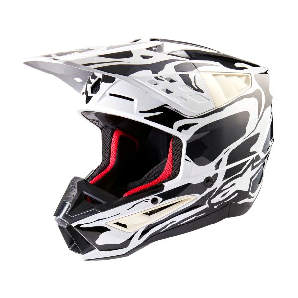 Casque Cross Alpinestars S-M5 Mineral Cool Grey Dark Grey