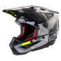 Casque Cross Alpinestars S-M5 Rover 2 Dark Grey Yellow Fluo