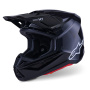 Casque Cross Alpinestars S-M7 Solid Black Glossy