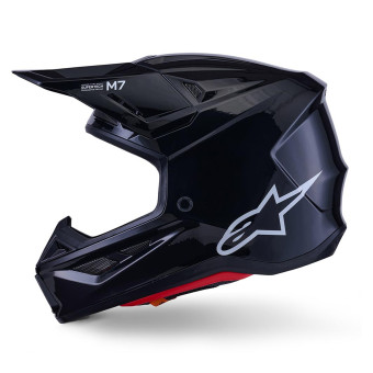 Alpinestars S-M7 Solid Black Glossy