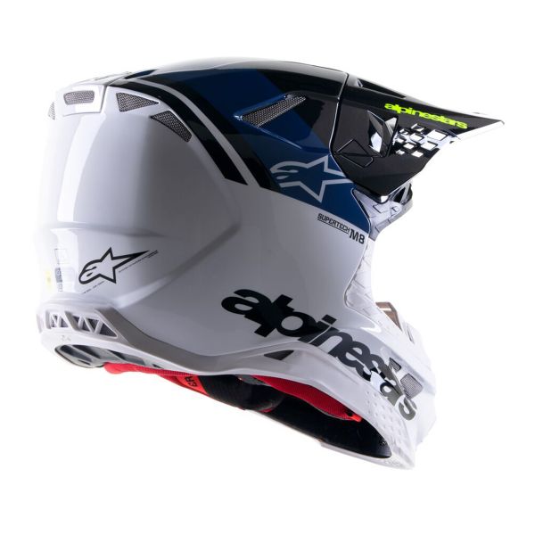 Alpinestars S-M8 Radium 2 Nightlife Ucla Blue White