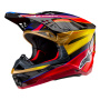 Casque Cross Alpinestars Supertech S-M10 Era Gold Yellow Rio Red