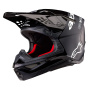Casque Cross Alpinestars Supertech S-M10 Flood Black Dark Grey