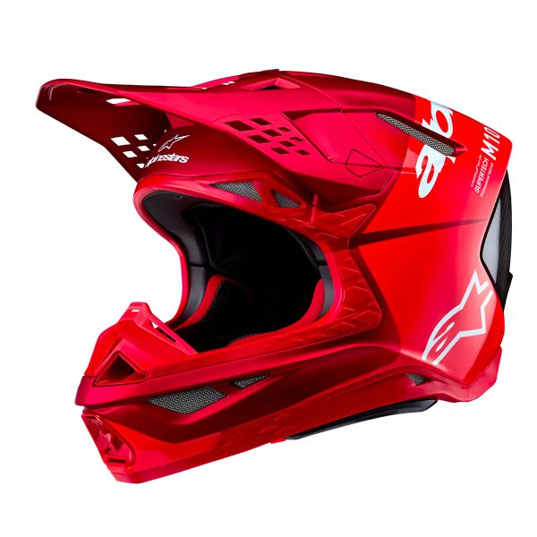 Casque Cross Alpinestars Supertech S-M10 Flood Red Fluo Red Casque Cross Alpinestars Supertech S-M10 Flood Red Fluo Red